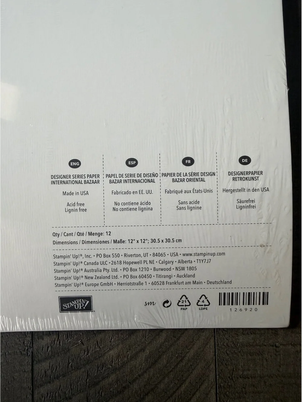 Stampin Up! brand new